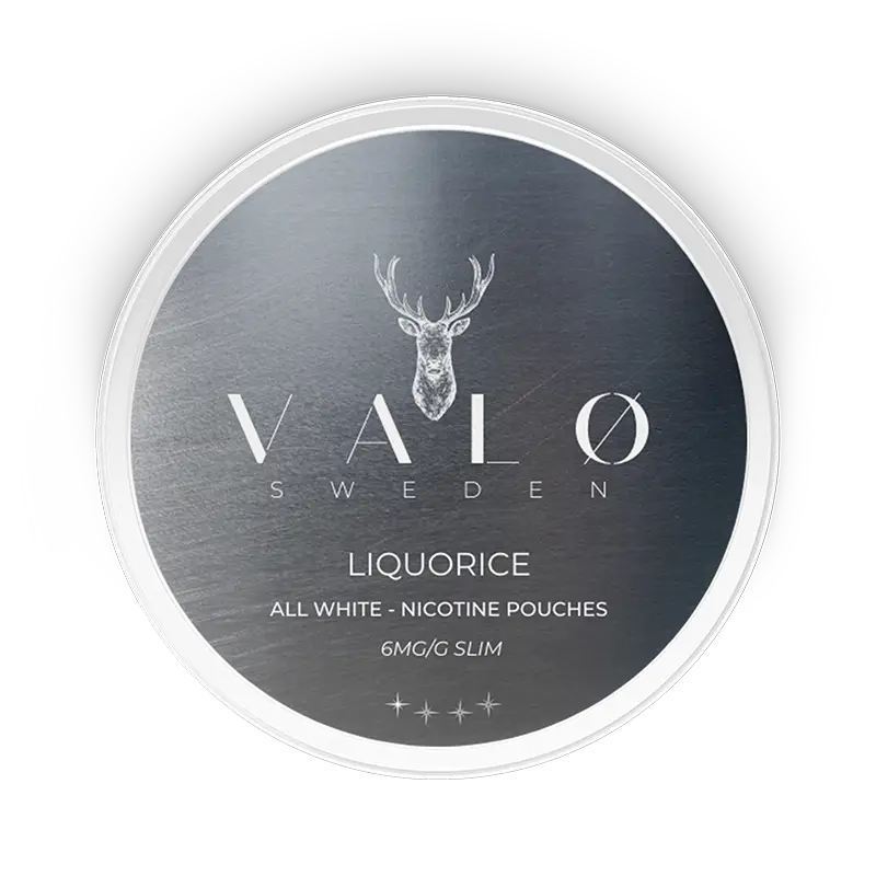 VALØ LIQUORICE 6mg MEDIUM